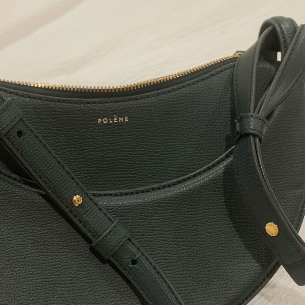 Polène Numéro Dix Bag - Textured Green
